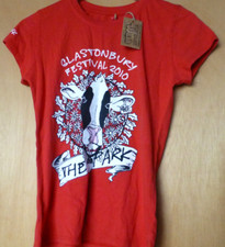 Glastonbury 2010 Red Vintage T