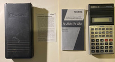 Vintage Casio fx-82D fraction