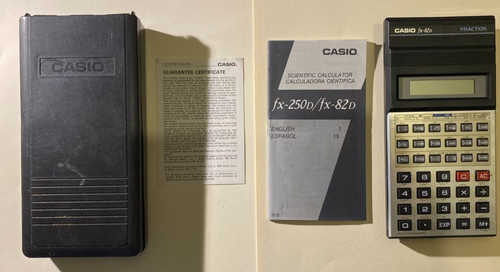 Vintage casio 82d - casio, fraction