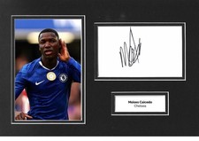 Moises Caicedo Signed 12x8