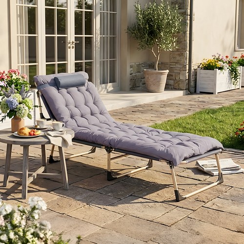 Folding reclining sun - folding, lounger