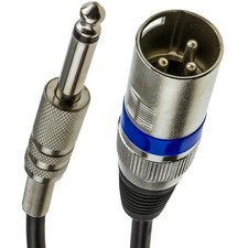 XLR Mixer 3 Pin Plug to 6.35mm
