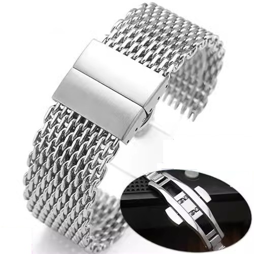 Shark mesh watch strap - watch,