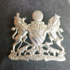 Bus Tram Cap Badge Manchester Corporation Transport 