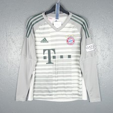 Bayern Munich 2018 Football Goalkeeper Shirt Adidas Size 13-14 Years (T235)