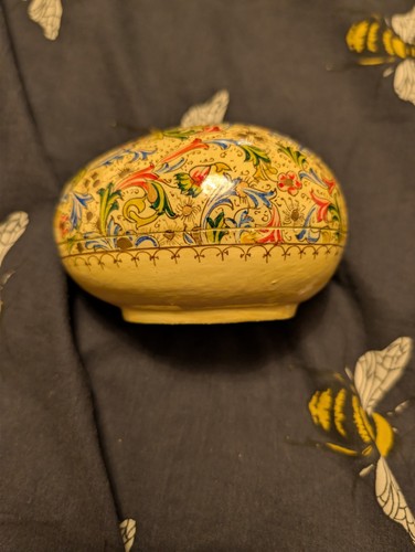 Vintage kashmiri hand painted - vintage, hand-painted
