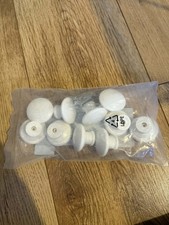 White Mushroom Knob Handles