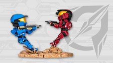 Halo Loot Crate Red VS Blue Icons Statue | Series 1 | Crate #1