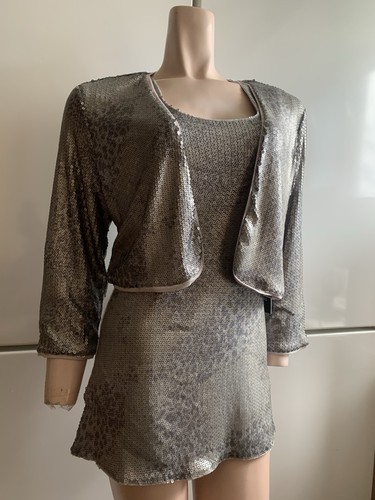 Silver sequin bolero - silver, jacket