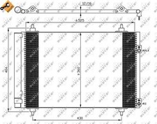 Fits NRF 35610 CONDENSER, AIR