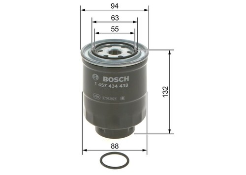 Fuel filter bosch 457 434 - filter,