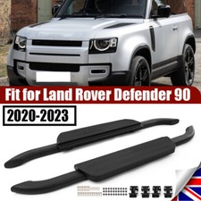 Side Step Running Board Nerf Bar Black for Land Rover Defender 90 L663 2020-2023