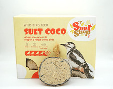 Wild Bird Food Suet Coconut Halves, High in Energy & Protein 10 Pack