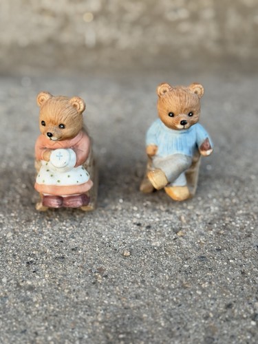 Homco porcelain bear figurine - homco,