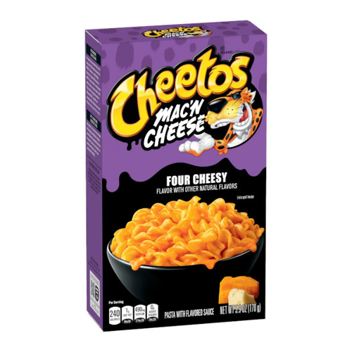 Cheetos four cheesy mac - cheesy,