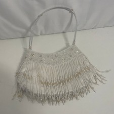 Sensei White Beaded Fringe