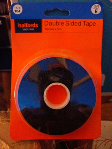 Halfords double sided tape - sided,