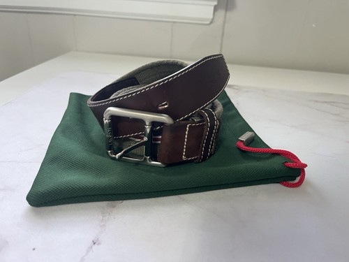 Lacoste canvas leather belt - lacoste,