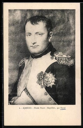 Napoleon portrait with - in,