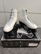 No Fear Figure/Roller Quad Skates White/Black, UK Size 6