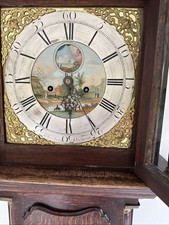 Oak 7-day Full Moon Grandfather Clock