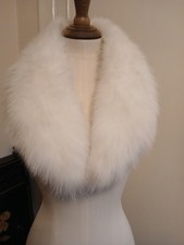 Vintage Ivory Mink/Fox Collar/Stole