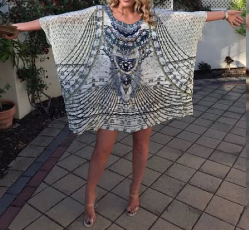 Camilla short kaftan - kaftan, one
