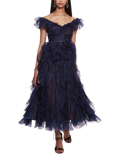 Marchesa notte matte - notte, organza