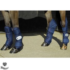 Travel Boots Rhinegold Ripstop Full Length  NAVY  PONY  Set of 4  Show Season