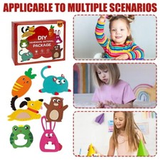 Kids Sewing Kit Animals Traditional Sewing Set Children's Designs Craft Toy