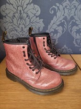 Doc Martens Pink Glitter boots