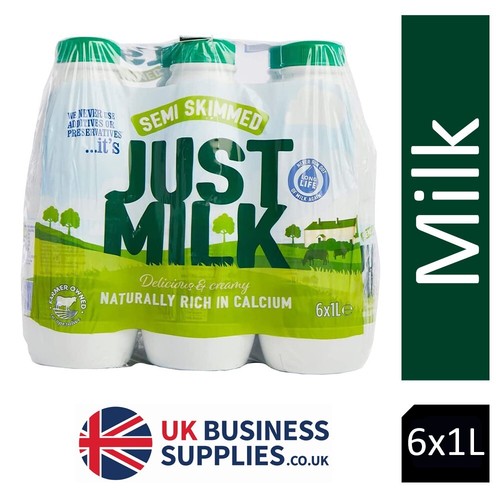 Semi skimmed just milk 6 - skimmed,