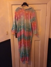 Girls Fleece Unicorn - All in One - Age 10 - 11 Years - NEW - 146cm