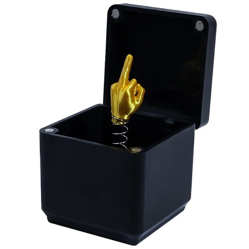 1pc middle finger - in, box