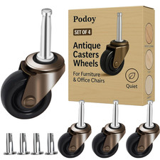 Podoy antique casters wheels - antique,