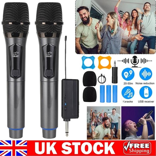Wireless microphone uhf - 2x,