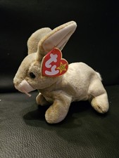 Beanie Baby Nibbly Bunny Rabbit * Great Condition * Vintage TY Teddy Retro 90s