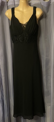 Black evening dress - size, 10/36