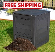 Toomax 260L Plastic Garden Composter. Garden Waste Bin with Lid