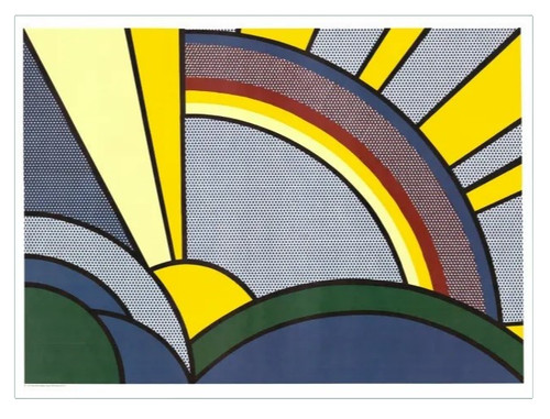 Modern painting sun - modern,
