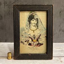 19th Century English Miniature Engraving The Bride by John Fairburn Circa 1830