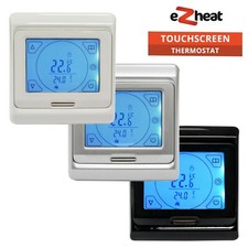 Digital Touchscreen Programmable Thermostats for Electric Underfloor Heating 