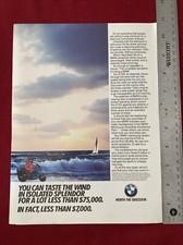 BMW K75S Motorcycle 1989 Print Ad
