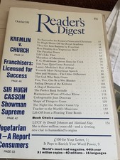 READER’S DIGEST MAGAZINE. Vintage. 1981 October.