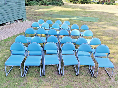 Stacking chairs job - job, metal