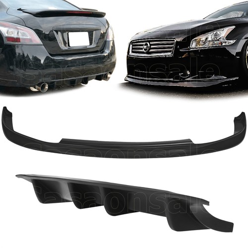 Front bumper lip spoiler - front,