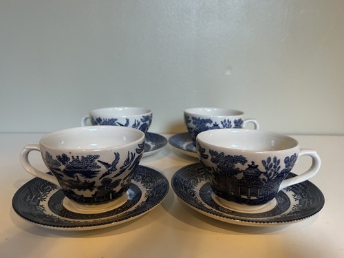 Churchill vintage blue white - churchill,