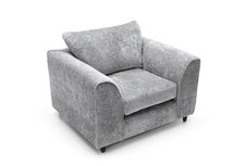 3+2 Seater Sofa 3 Seated 2 Seated Chenille  Arm Chair Footstool lightGrey/ Beige