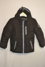 F&F boys black hooded padded