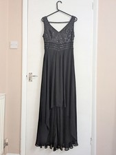 Sexy High-Low Maxi Chiffon Evening Dresses with Sequin